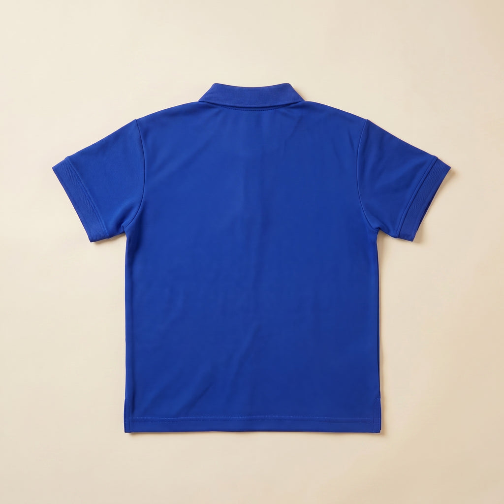 Tint Blue Cotton Polo Shirt for Kids