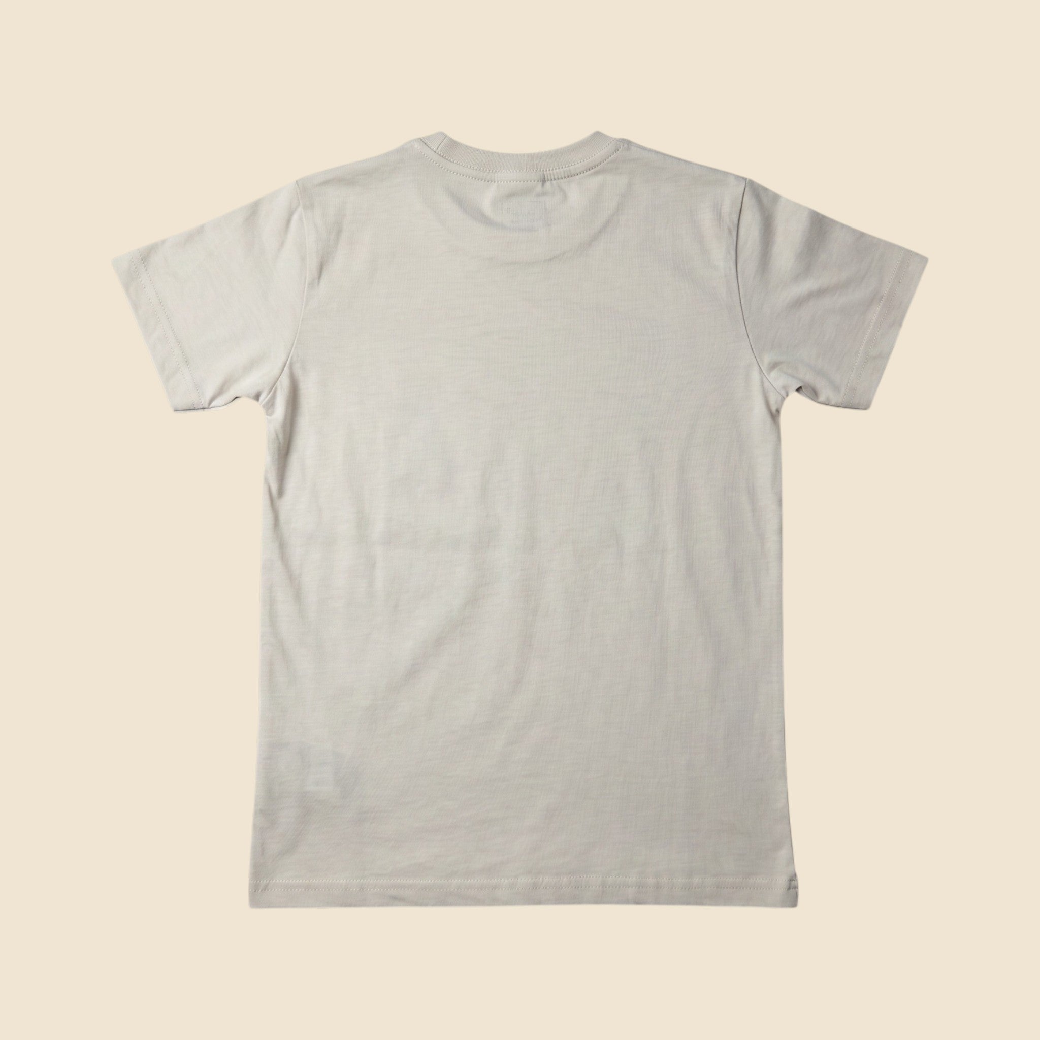 Nature Makes Me Happy Creamy Beige Graphic T-Shirt for Kids