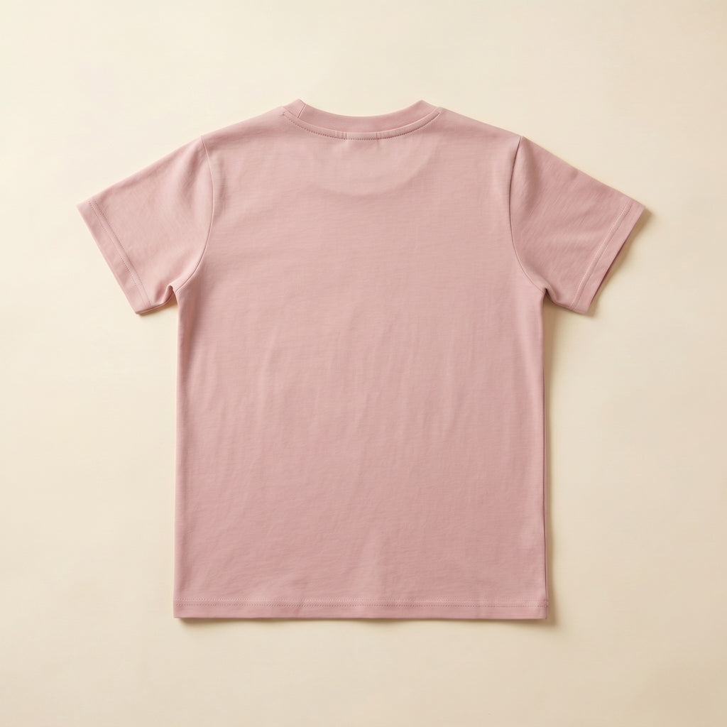Unicorn Princess Dusty Pink Graphic Cotton T-Shirt for Kids