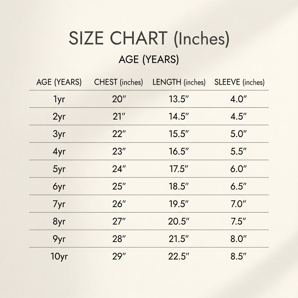 Size Guide