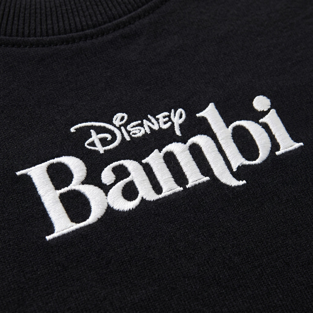 Bambi Pair Black T-Shirt & Trouser Set for Kids