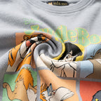 Heather Grey Jungle Book Graphic Cotton T-Shirt for Kids