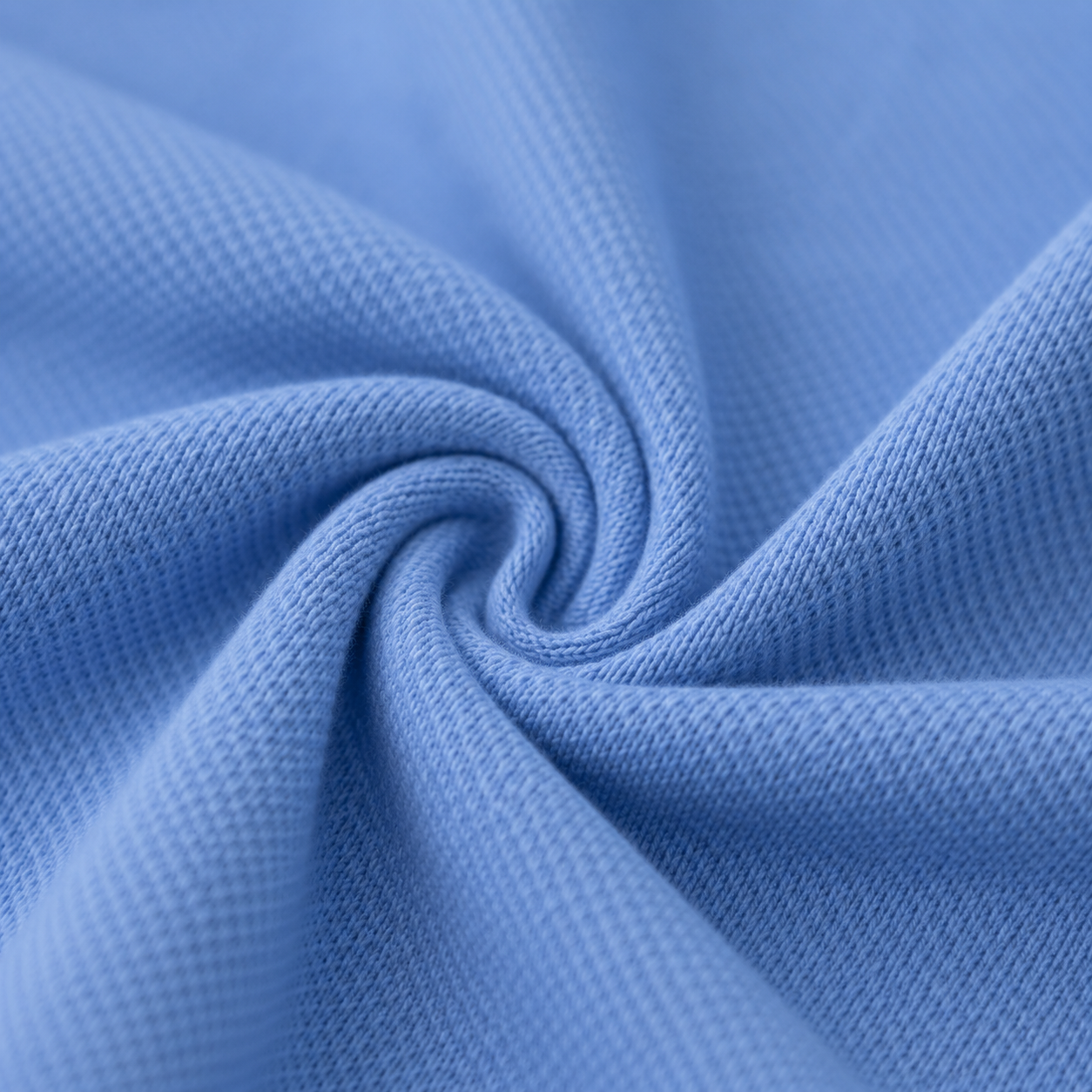 Powder Blue Cotton Polo Shirt for Kids