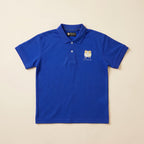Tint Blue Cotton Polo Shirt for Kids