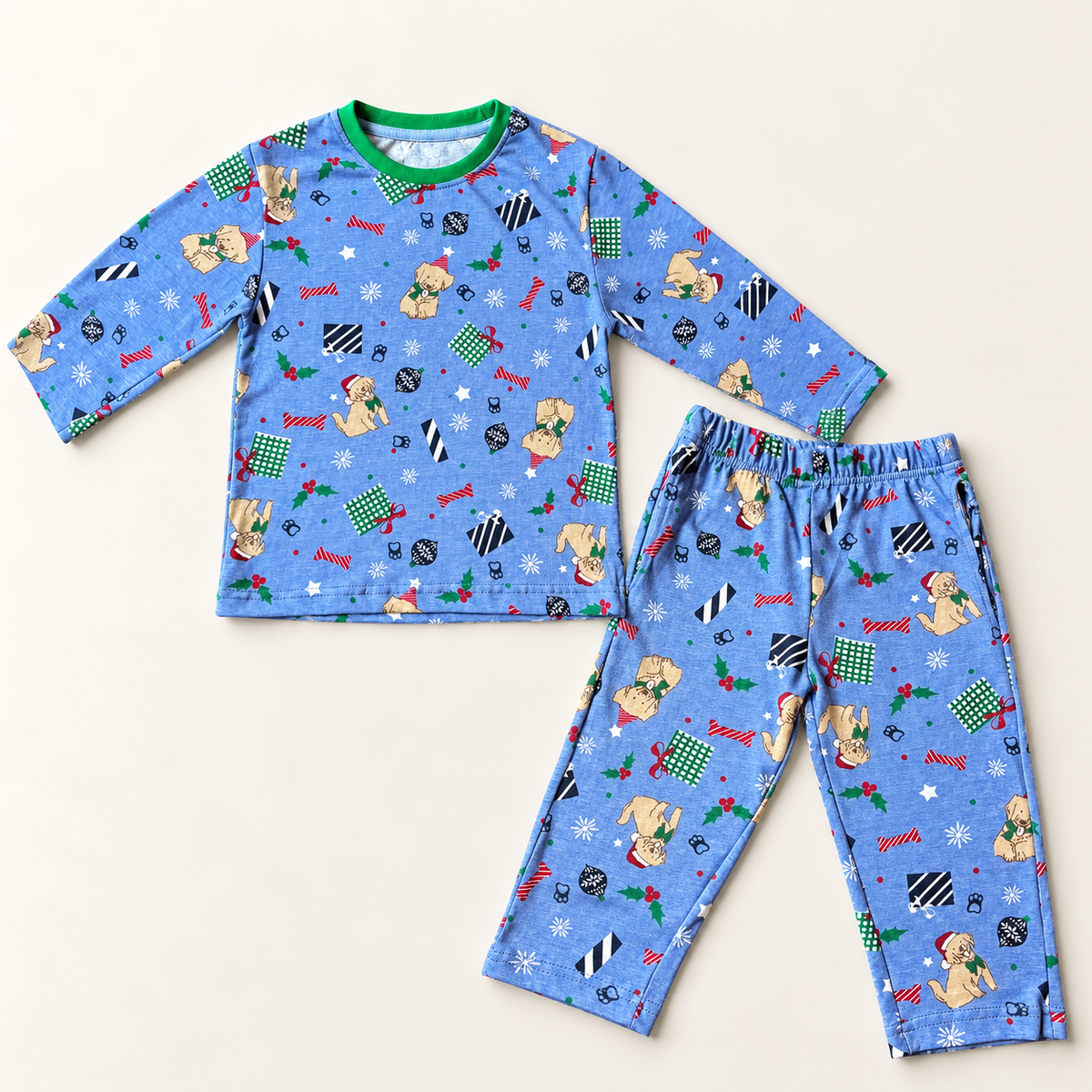 Snowflakes & Candy Canes Pajama Set