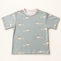 Duck Family Print Light Grey T-Shirt