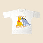 Today Is a Good Day Classic White Graphic T-Shirt for Kids