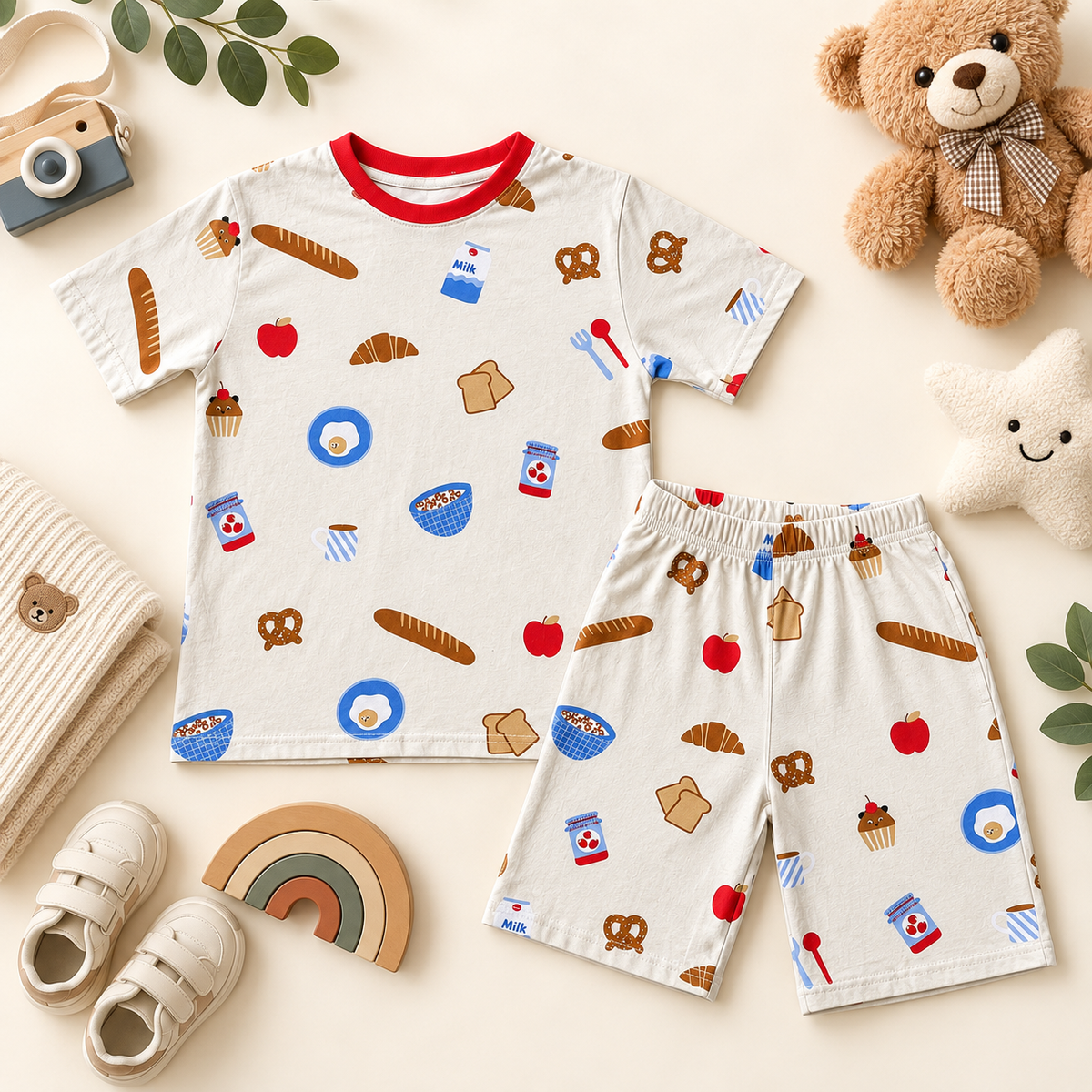 MI & MO Snack Attack PJ Set