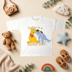 Today Is a Good Day Classic White Graphic T-Shirt for Kids
