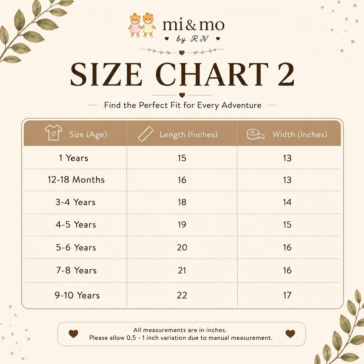 Size Guide