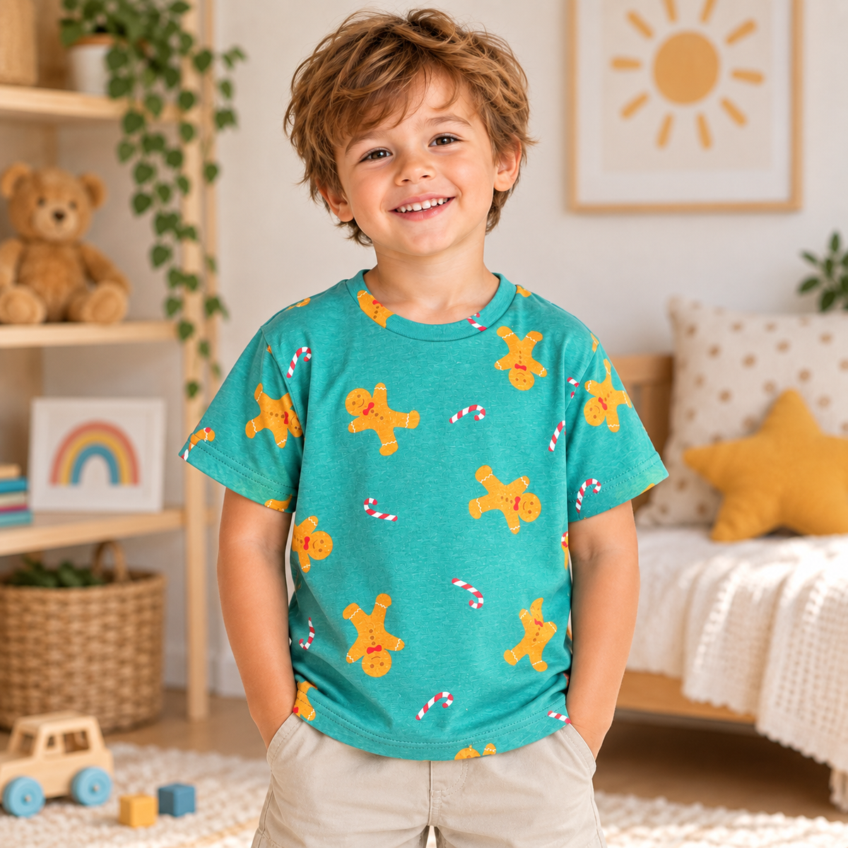 Gingerbread Joy Tee