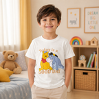 Today Is a Good Day Classic White Graphic T-Shirt for Kids