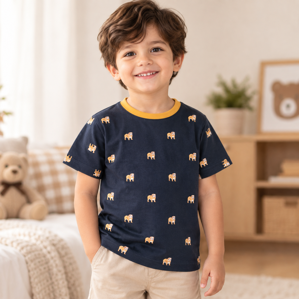 Tiny Bulldog Parade Tee
