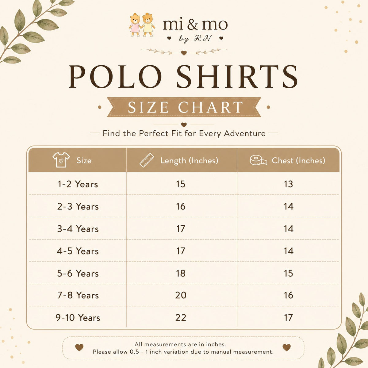 Dreamy Caramel Brown Cotton Polo Shirt for Kids