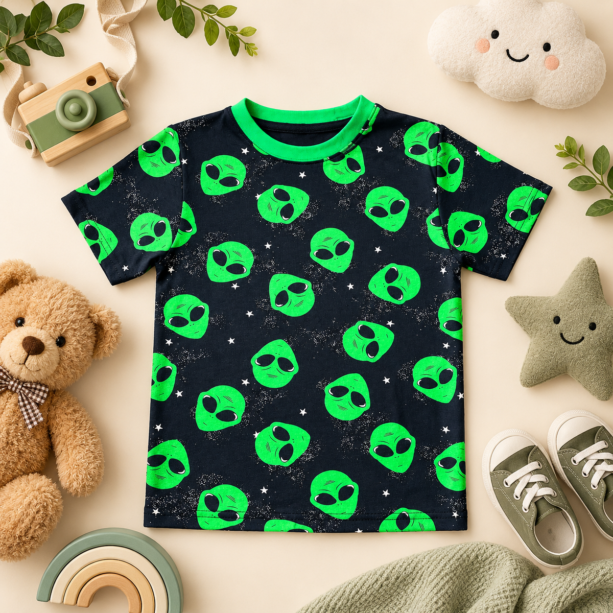 Cosmic Alien All-Over Print Tee